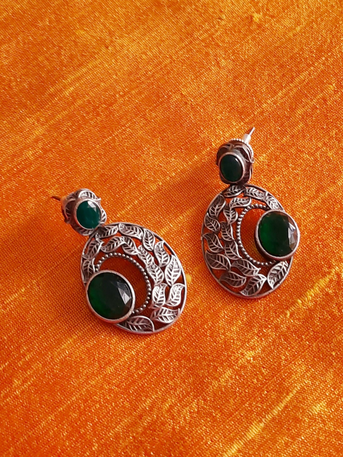 Gamini Green Earrings