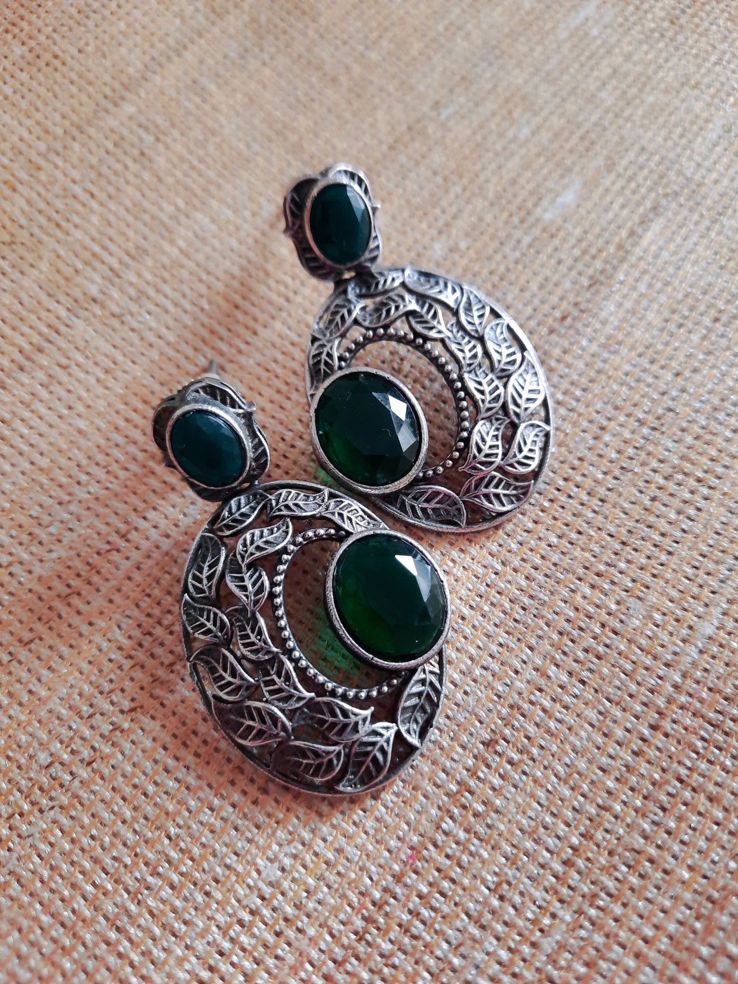 Gamini Green Earrings