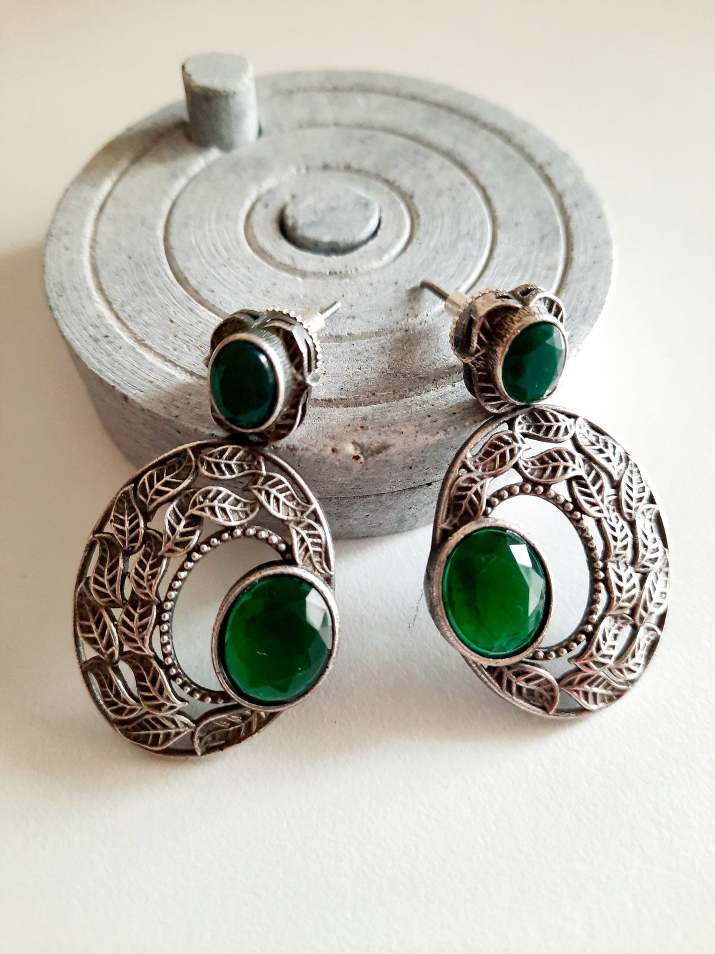 Gamini Green Earrings