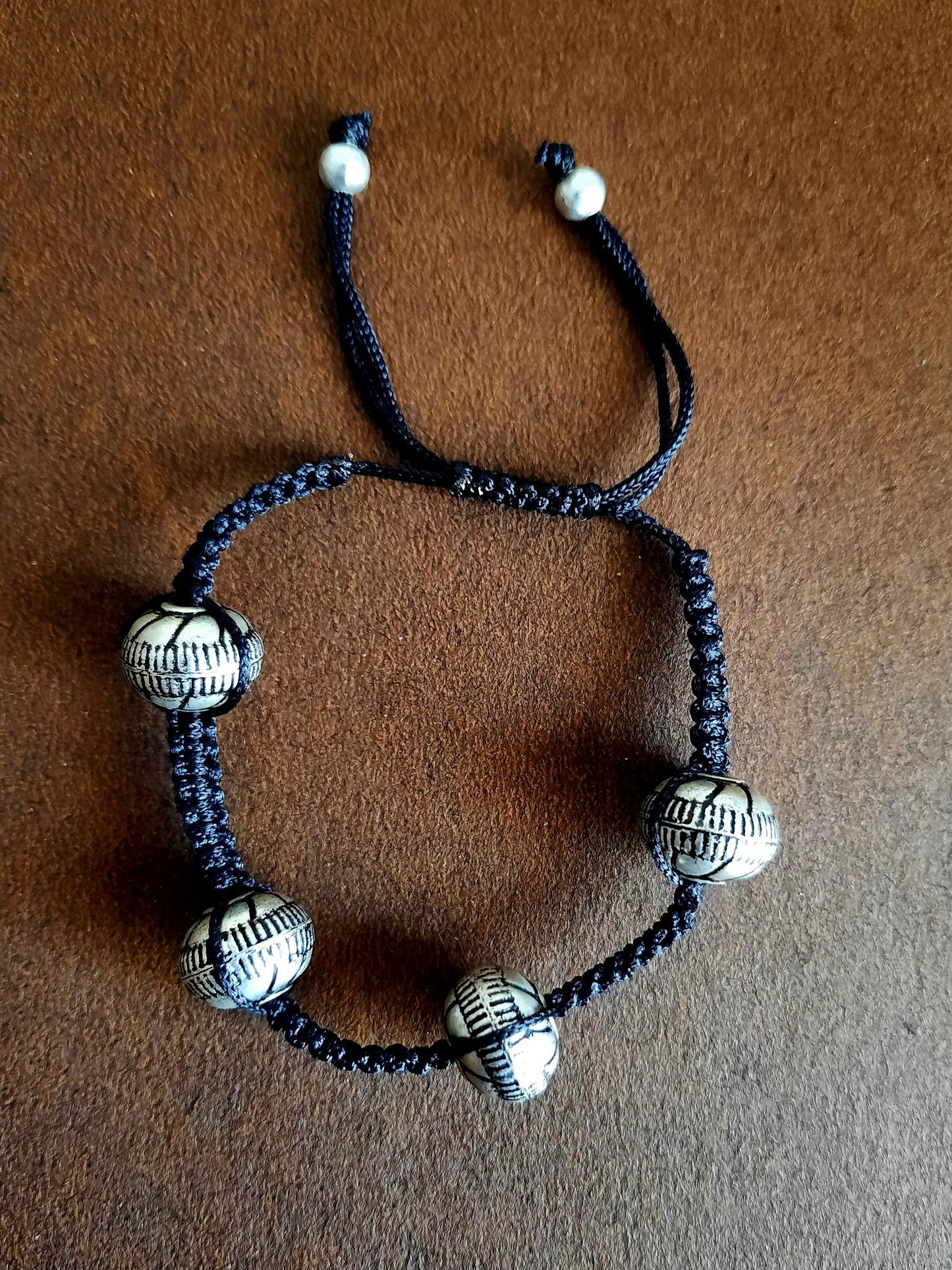 Corded Round Bead bracelet