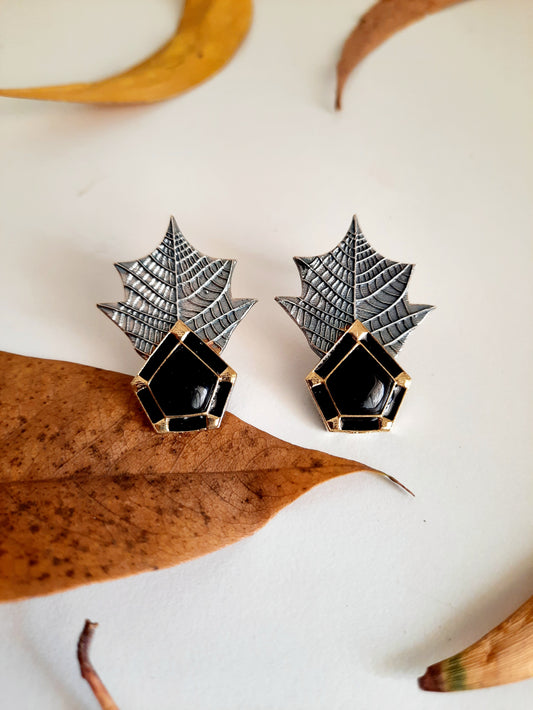 Maya Black Earrings