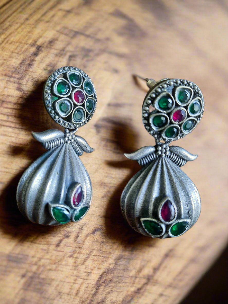 Clara Green-n-Pink  Earrings