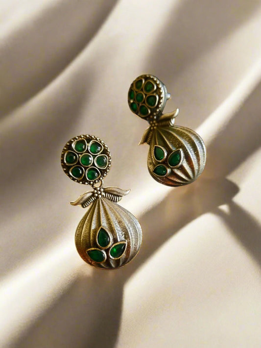 Clara Green Earrings