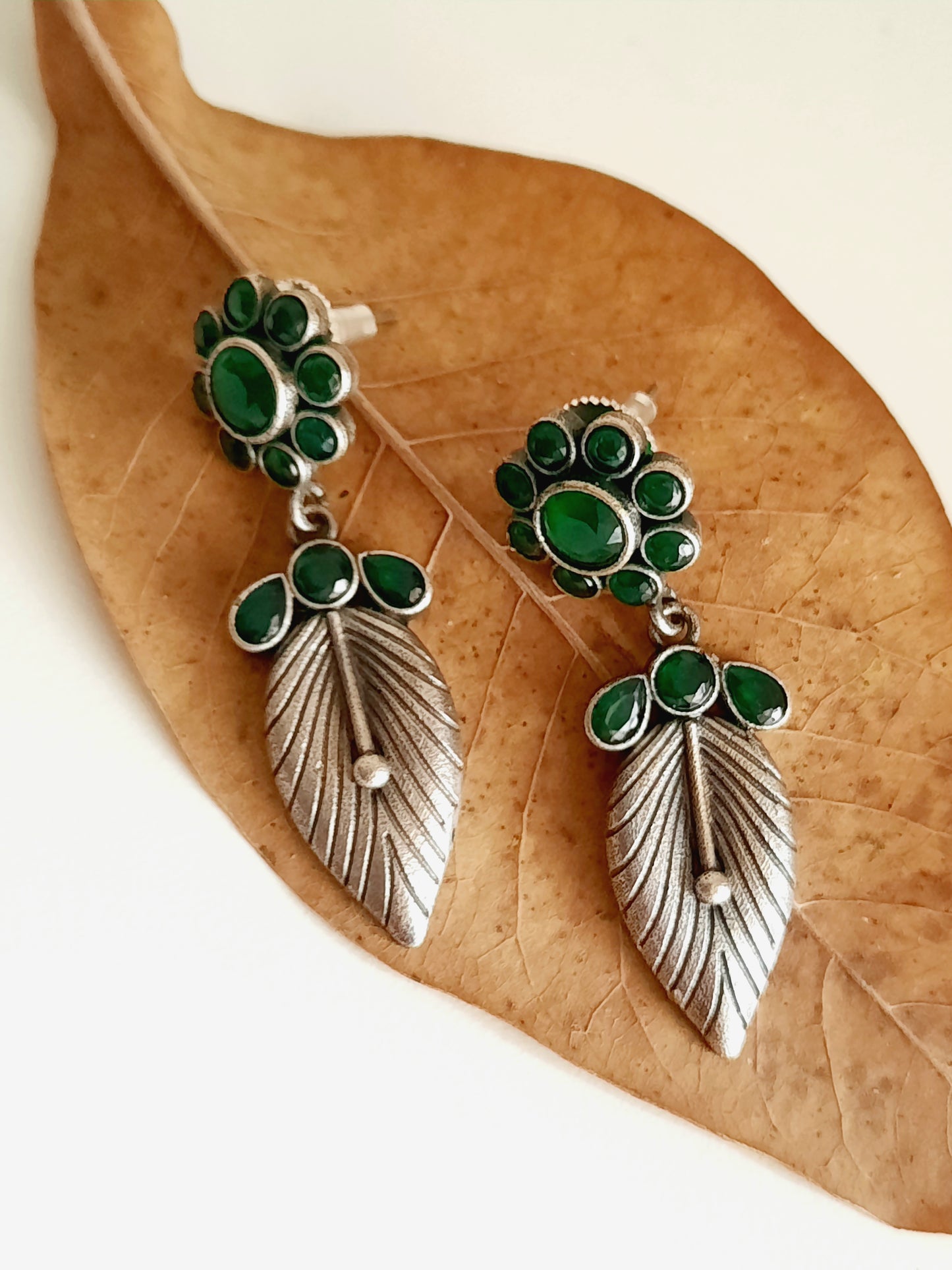 Gianna Green Earrings