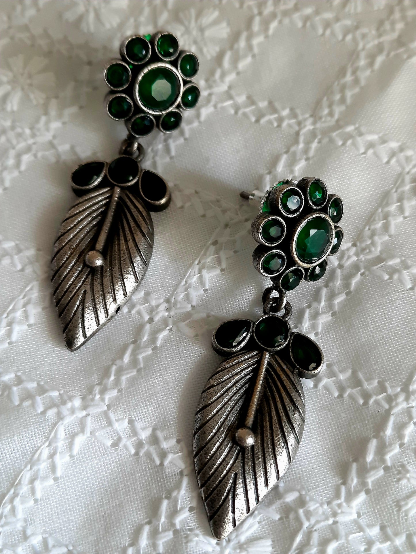 Gianna Green Earrings