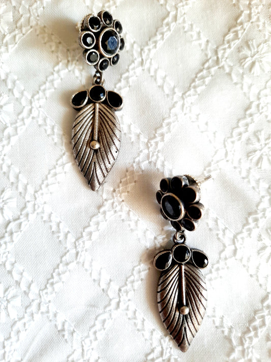 Gianna Black Earrings