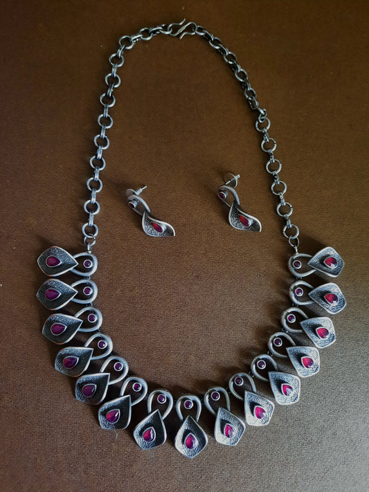 Jennifer Pink Necklace Set