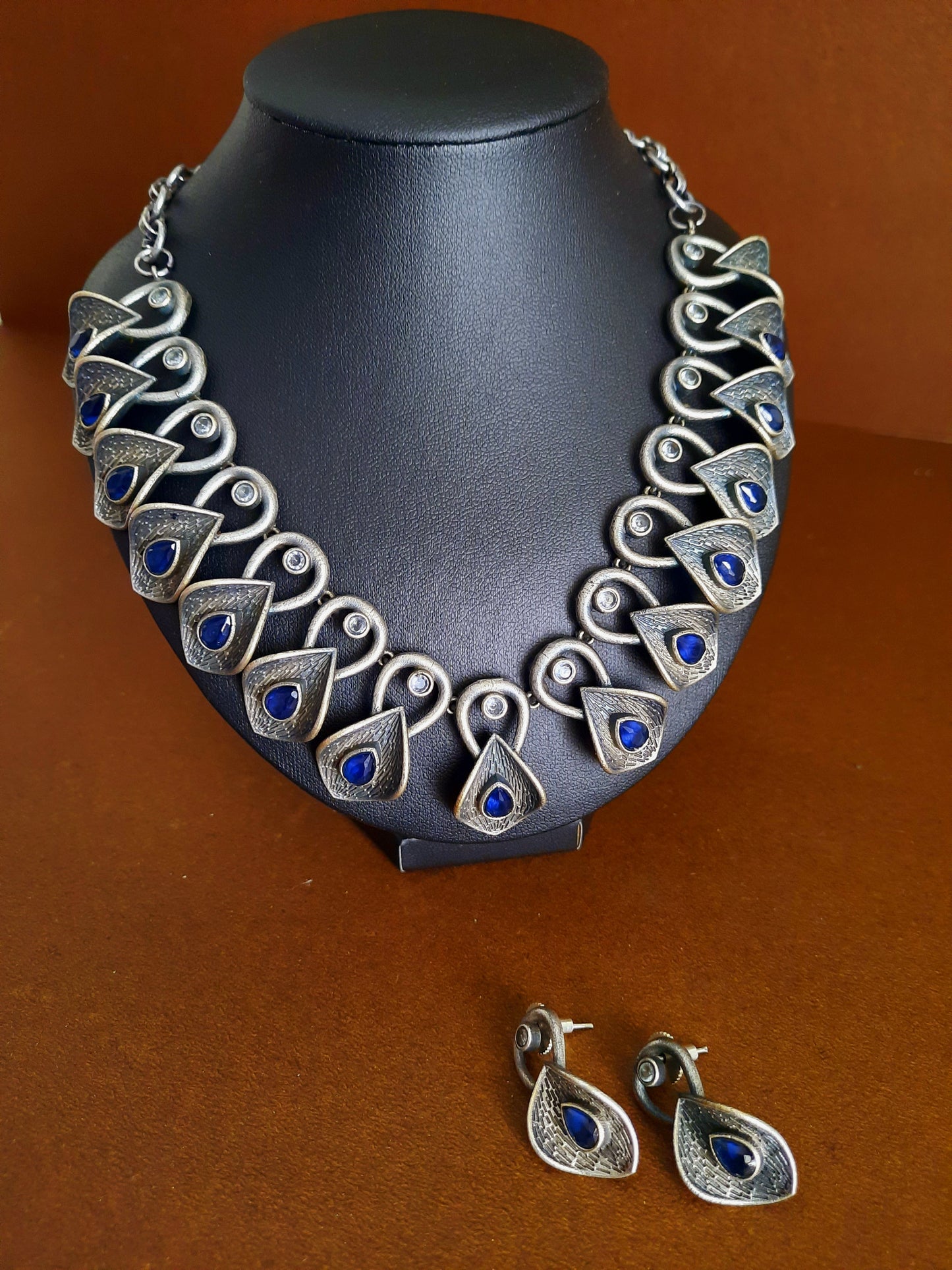 Jennifer Blue Necklace Set