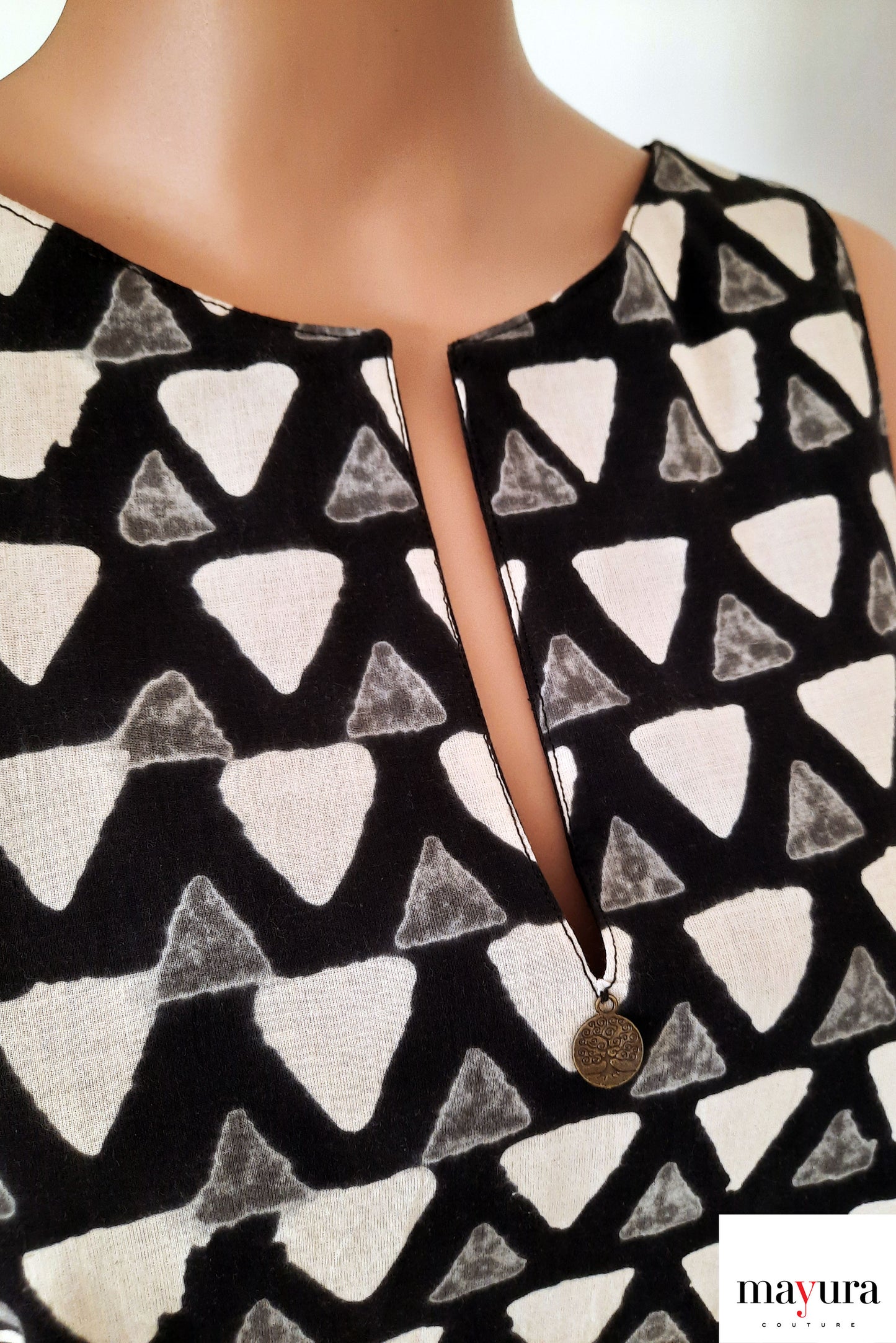 Monochrome Geometrics Dress