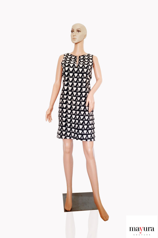 Monochrome Geometrics Dress